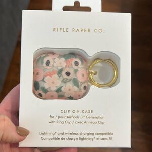NWT Rifle Paper Company Floral AirPod case